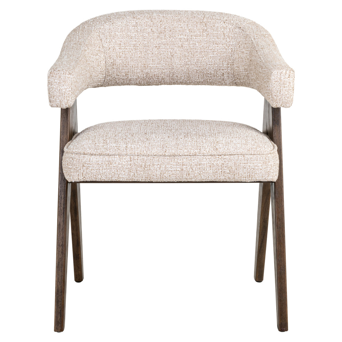 Eetkamerstoel Mori cream tweed fire retardant