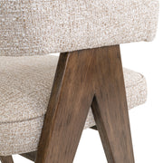 Eetkamerstoel Mori cream tweed fire retardant