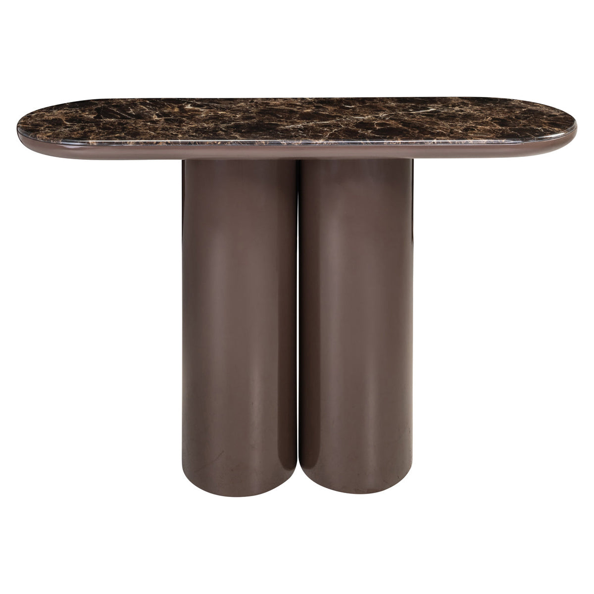 Console Almundi chocolat brown