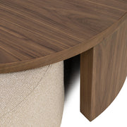 Salontafel Windsor walnut lodge desert fire retardant (Set of 2)