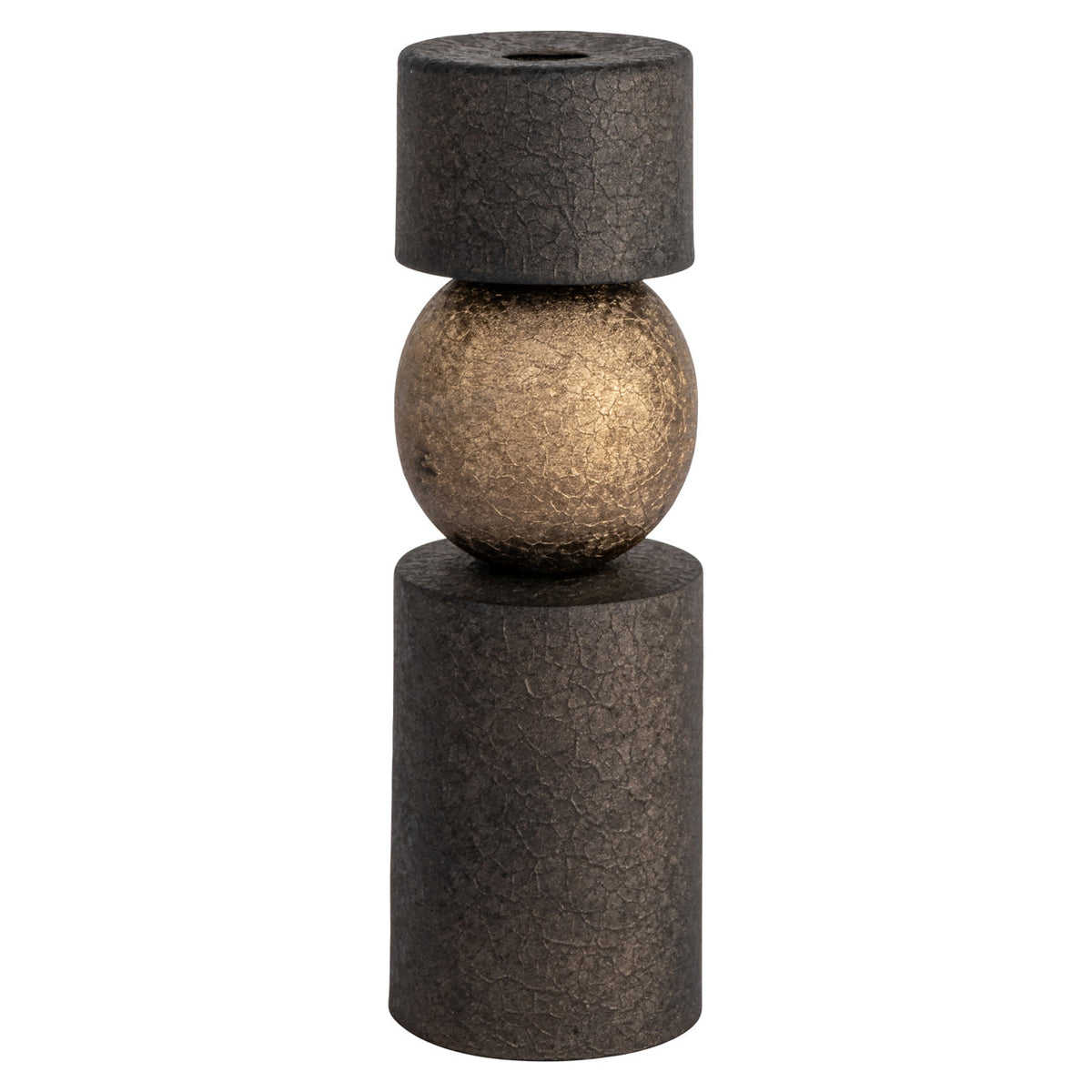 Kandelaar Hasley brass antique small