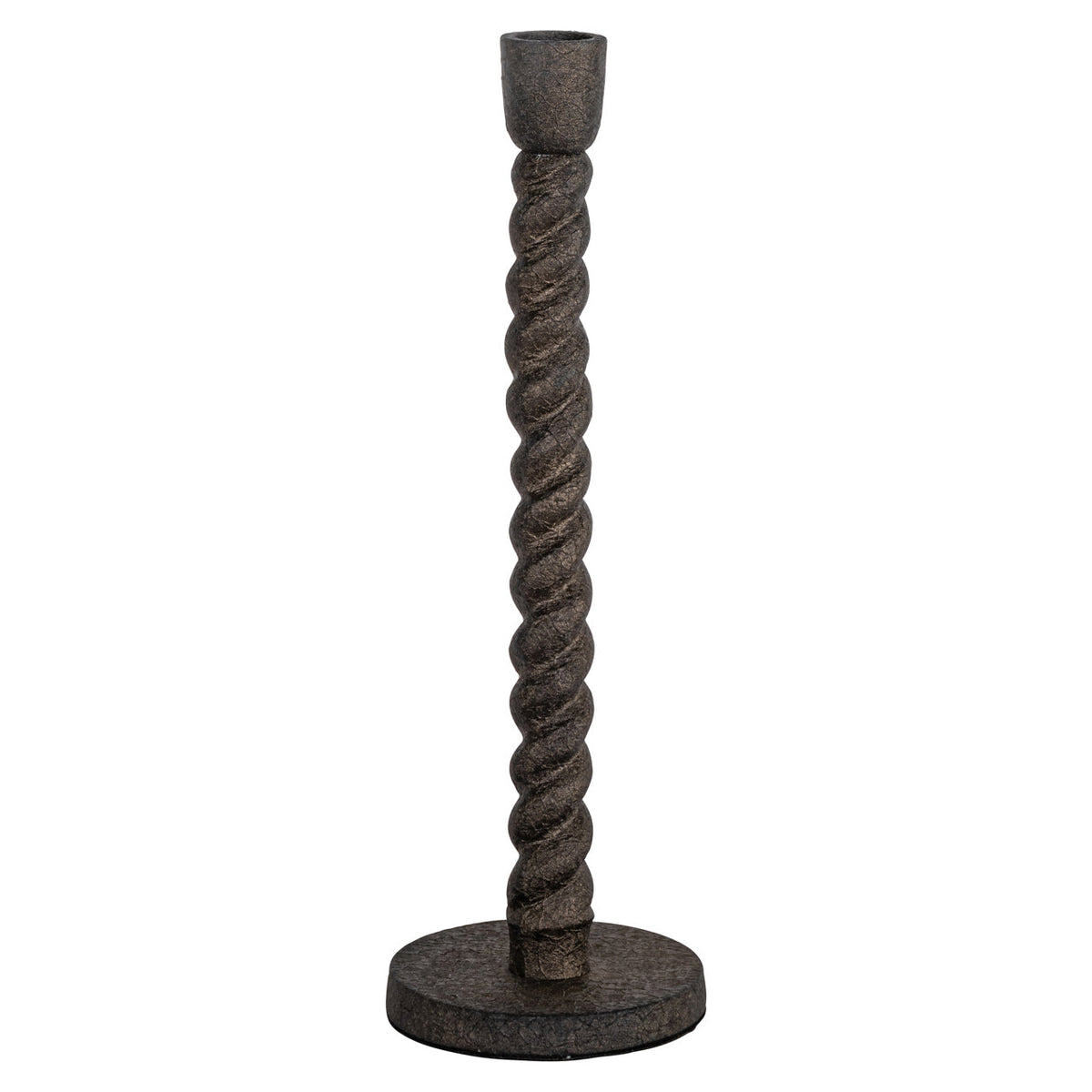 Kandelaar Milena brass antique small