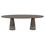 Eettafel Harper Smoked charchoal