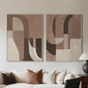 Wall art Tatu right brown