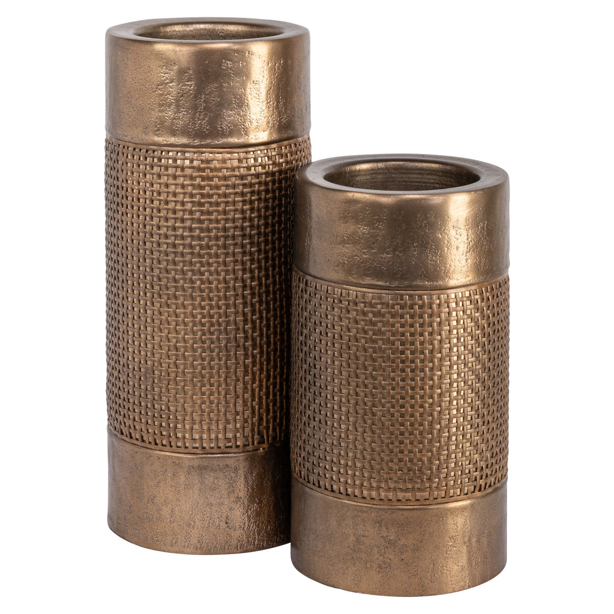 Kandelaar Aya brushed gold small