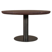 Eettafel Baldwin spicebrown 130Ø