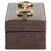 Opbergdoos Rex dark brown small