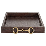 Dienblad Banks dark brown