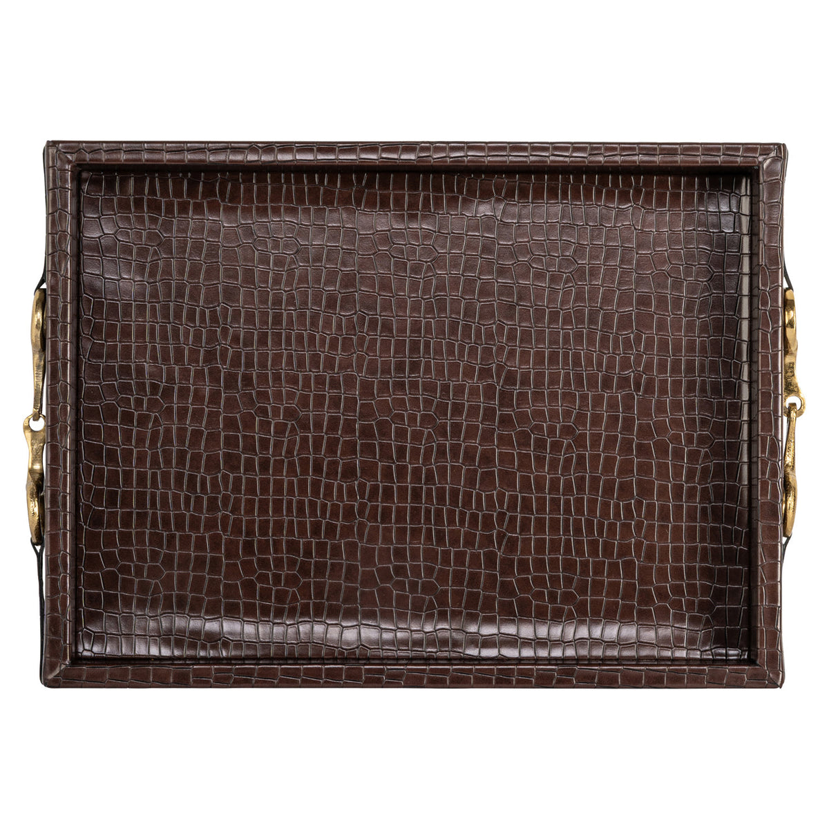 Dienblad Banks dark brown