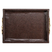 Dienblad Banks dark brown