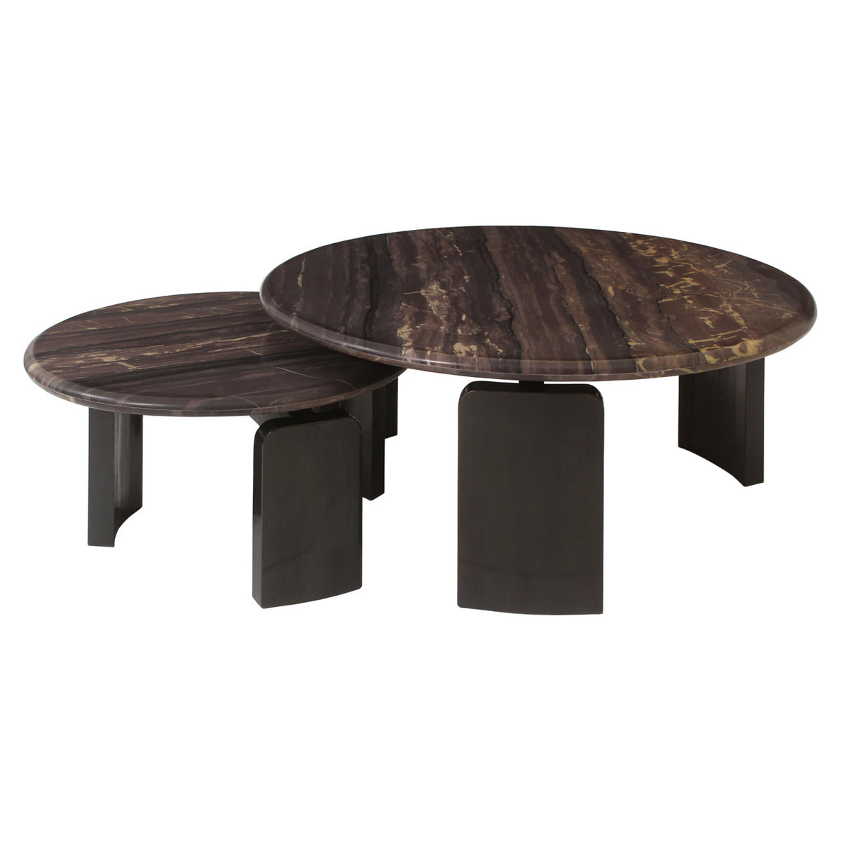 Salontafel Menton burgundy (Set of 2)