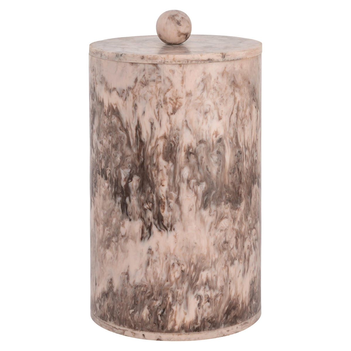 Opbergdoos Rosaline chocolat brown storage jar small