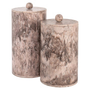 Opbergdoos Rosaline chocolat brown storage jar small