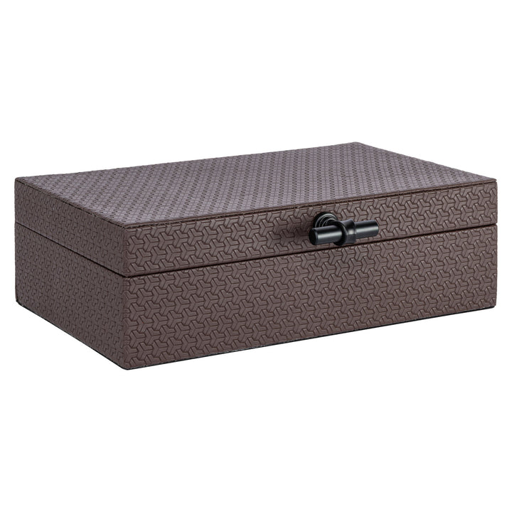 Opbergdoos Billie dark brown large