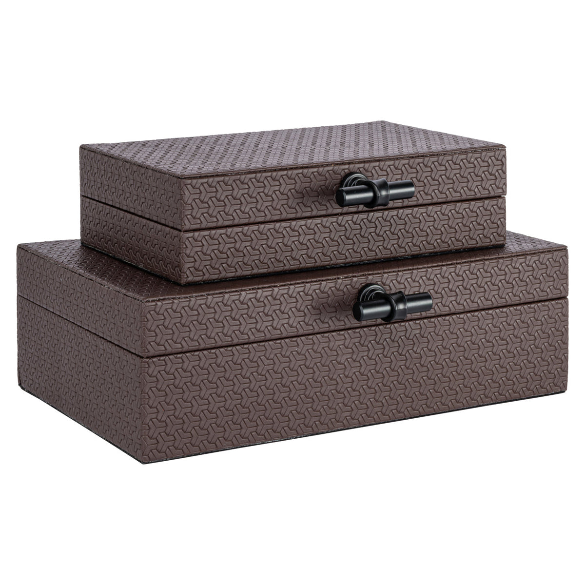 Opbergdoos Billie dark brown large