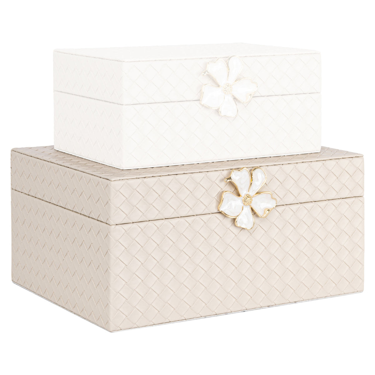 Opbergdoos Lillie ivory large