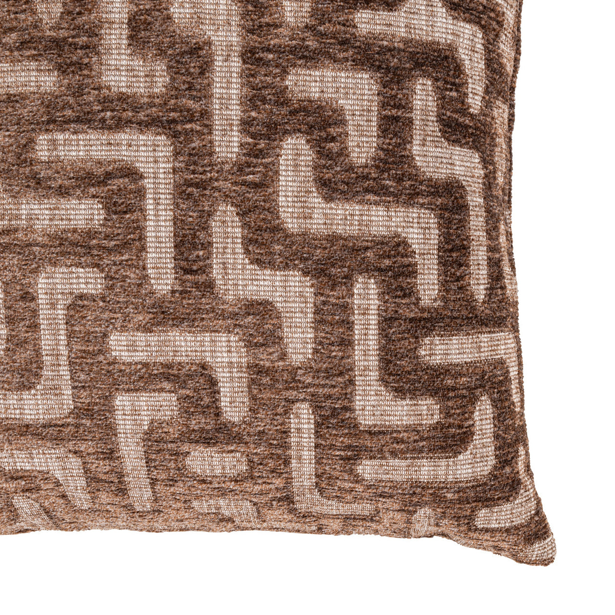 Kussen Ivy brown labyrinth