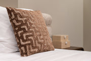 Kussen Ivy brown labyrinth