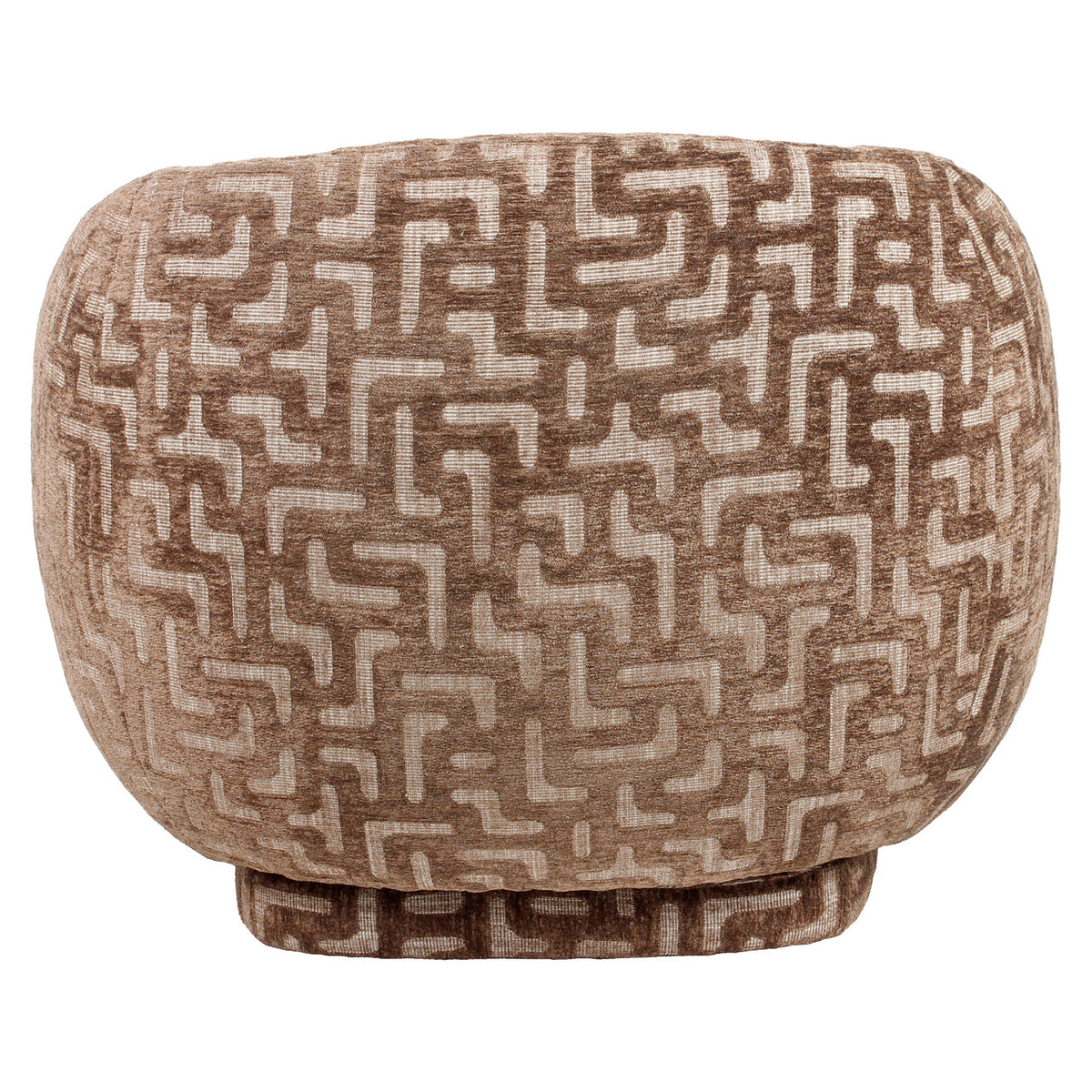 Lounge stoel Negreslo brown labyrinth swivel