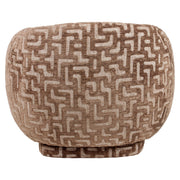 Lounge stoel Negreslo brown labyrinth swivel