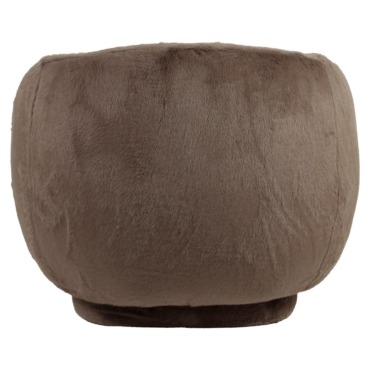 Lounge stoel Negreslo brown fluffy swivel