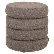 Poef & Voetenbank Adele brown chunky