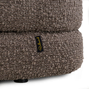 Poef & Voetenbank Adele brown chunky