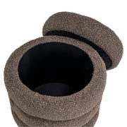 Poef & Voetenbank Adele brown chunky