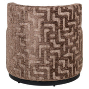 Lounge stoel Franny brown labyrinth