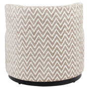 Lounge stoel Franny sand chevron