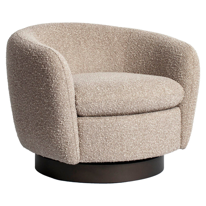 Lounge stoel Colmar natural chunky swivel