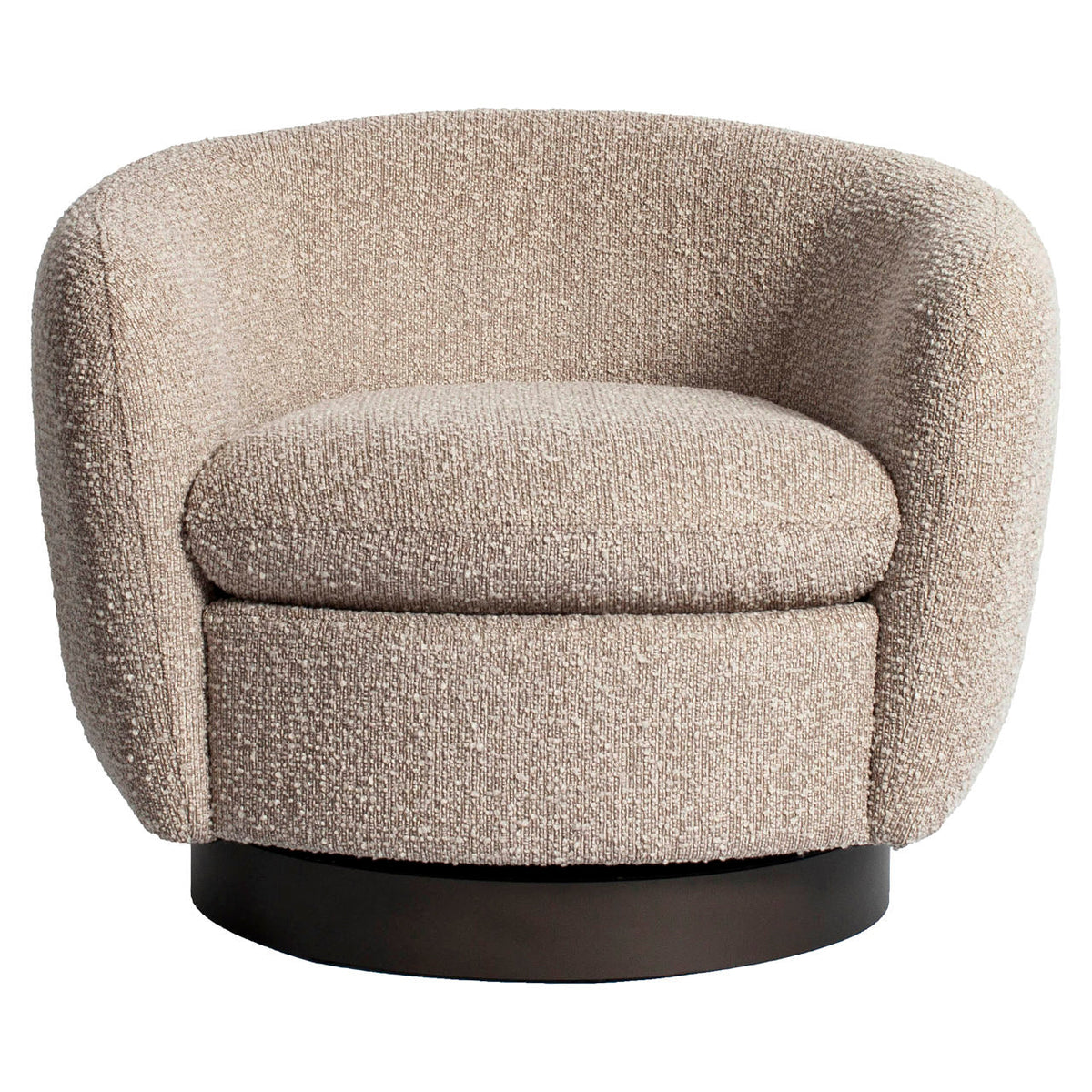 Lounge stoel Colmar natural chunky swivel