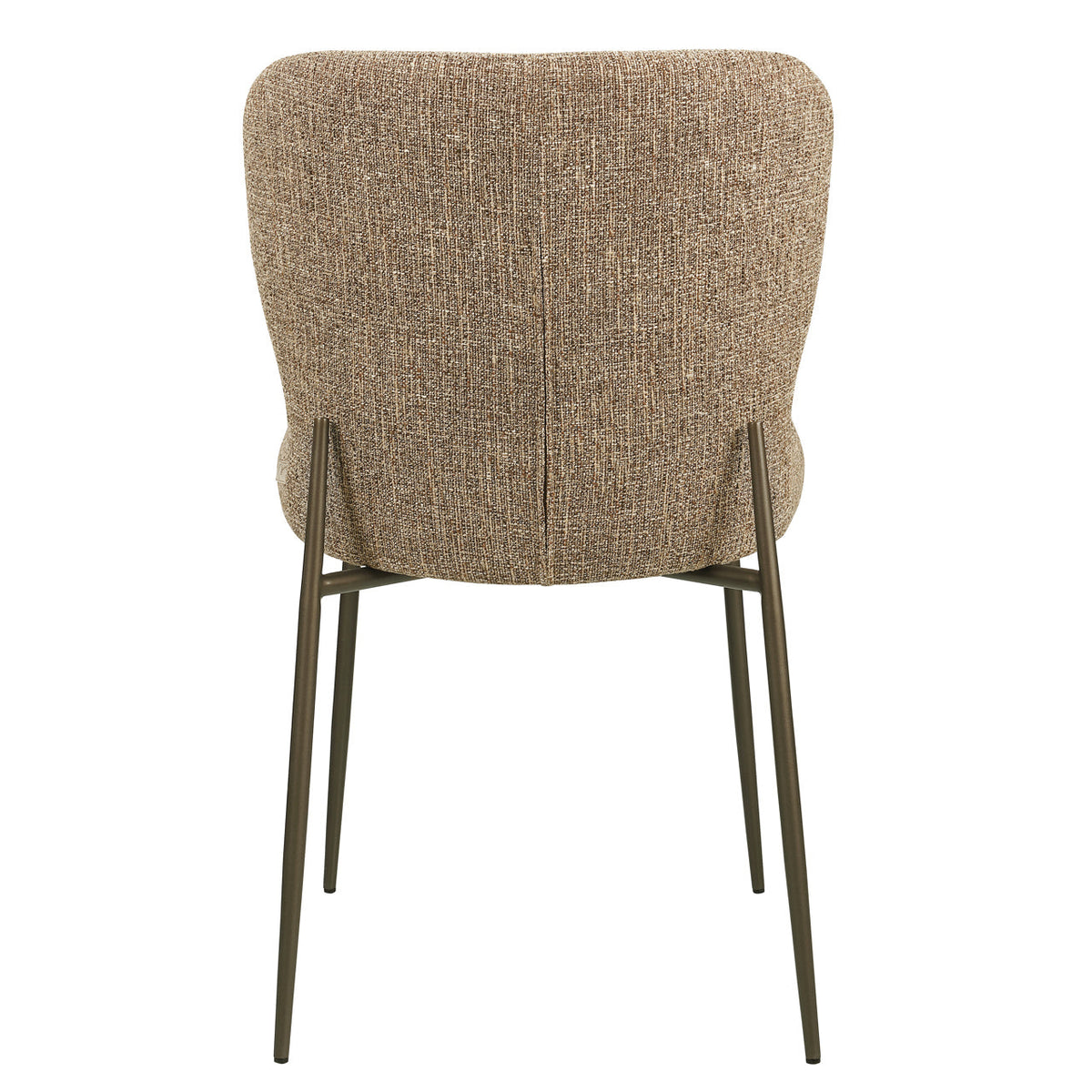 Eetkamerstoel Odarby brown tweed fire retardant (Set of 2)