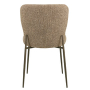 Eetkamerstoel Odarby brown tweed fire retardant (Set of 2)