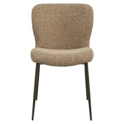 Eetkamerstoel Odarby brown tweed fire retardant (Set of 2)
