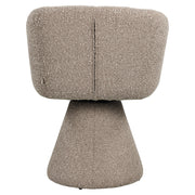Eetkamerstoel Madeline mocca chunky swivel