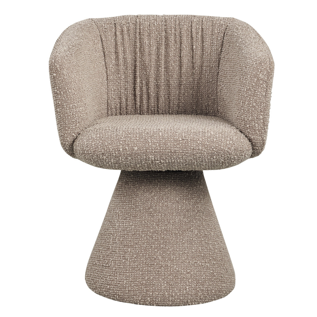 Eetkamerstoel Madeline mocca chunky swivel