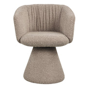 Eetkamerstoel Madeline mocca chunky swivel