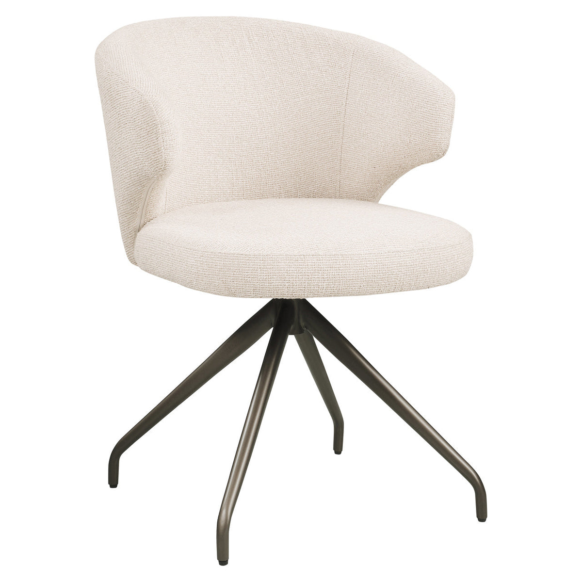 Eetkamerstoel Milly biscotti swivel