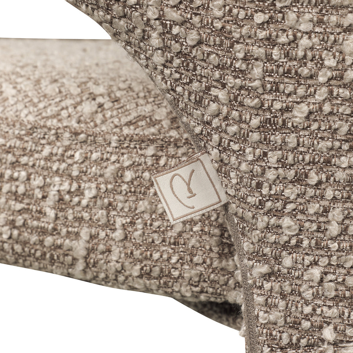 Counterstoel Viola mocca chunky