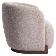Lounge stoel Hannah mocca chunky fire retardant