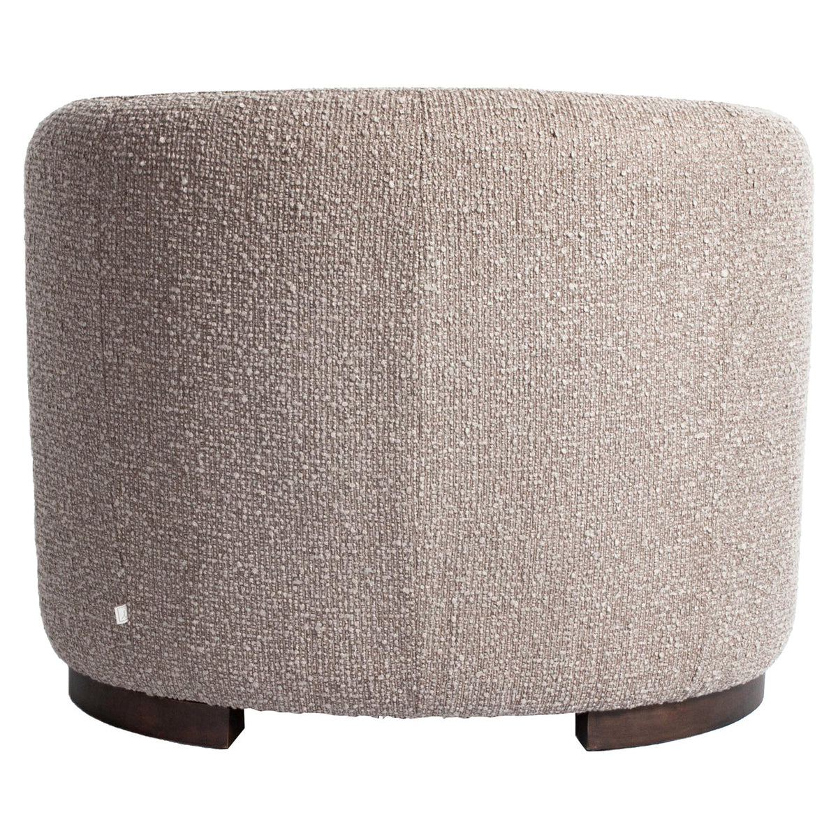 Lounge stoel Hannah mocca chunky fire retardant