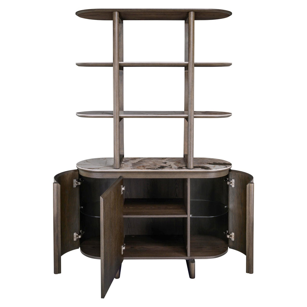 Wandkast Langford brown
