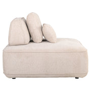 Bank Tudor natural boldweave 1-seater movable backrest