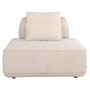 Bank Tudor natural boldweave 1-seater movable backrest