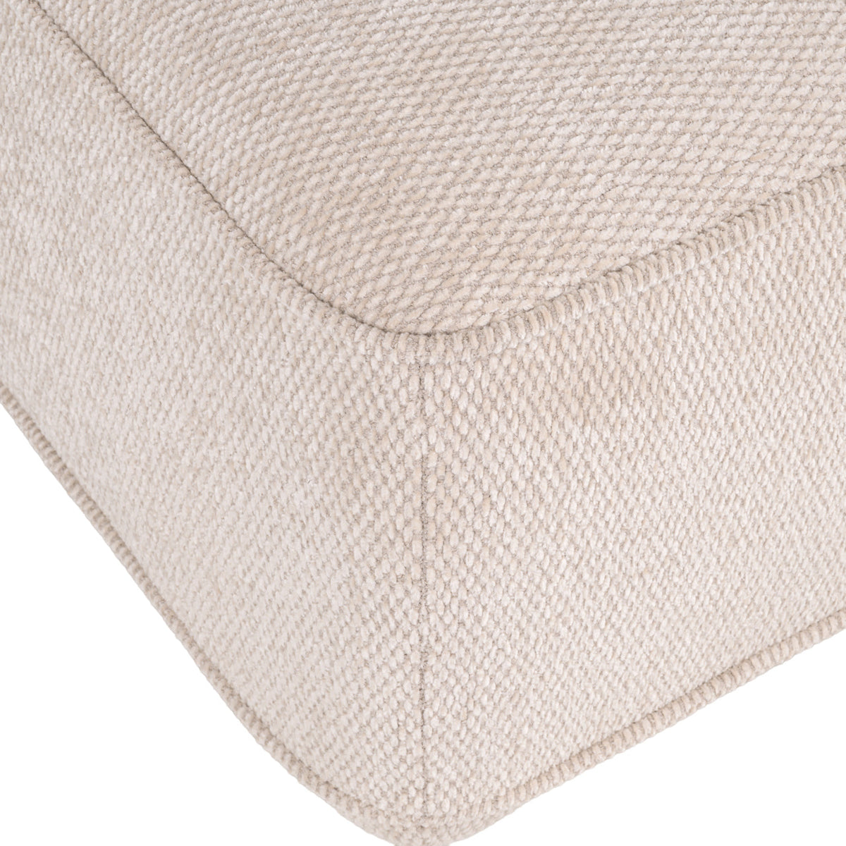 Bank Tudor natural boldweave 1-seater movable backrest