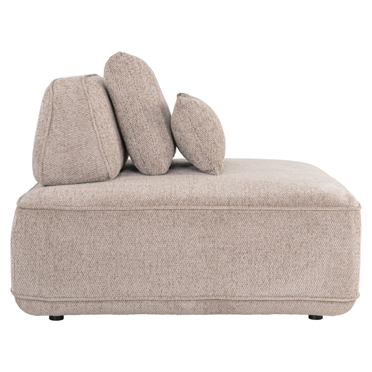 Bank Tudor mocca boldweave 1-seater movable backrest
