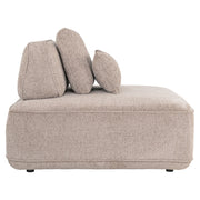 Bank Tudor mocca boldweave 1-seater movable backrest