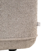 Bank Tudor mocca boldweave 1-seater movable backrest