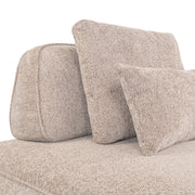 Bank Tudor mocca boldweave 1-seater movable backrest